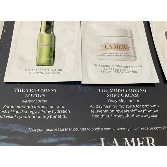 3PC La Mer The Treatment Lotion, The Moisturizing Soft Cream, Night Cream Sample - Picture 3 of 4